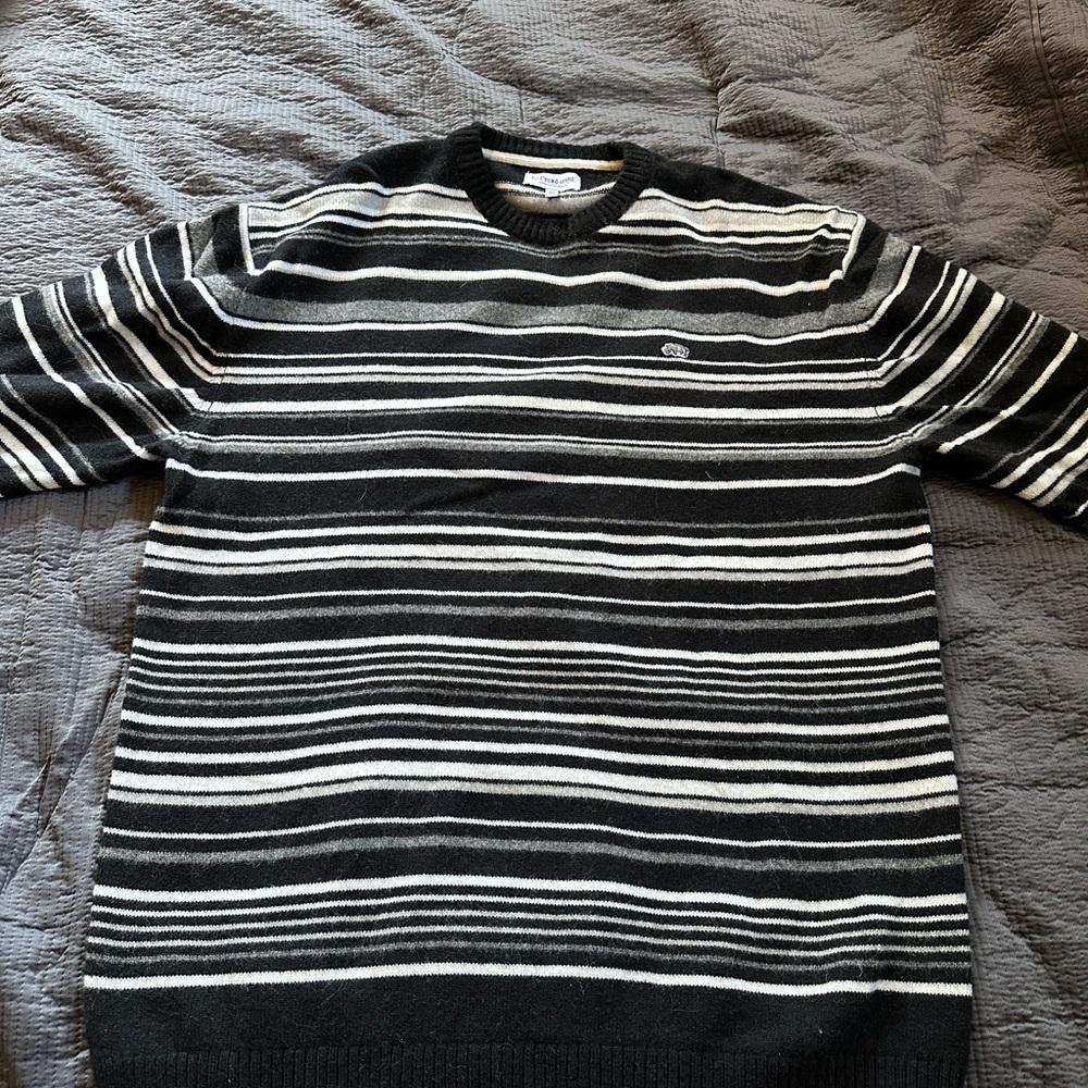 Ecko black, white, and gray sweater.  Size is XXL.